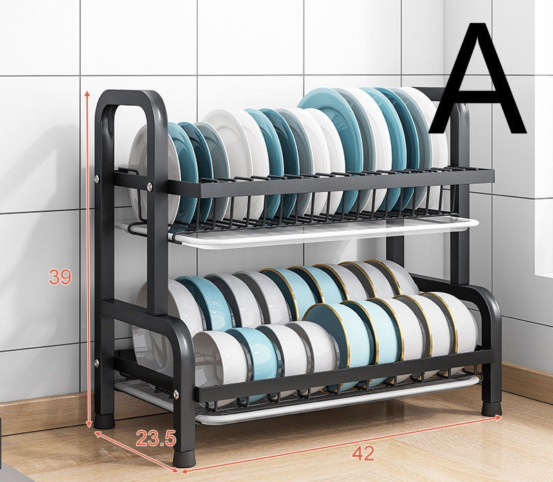 Small Household Dish Rack Cabinet Dish Storage Rack