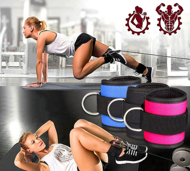 Gym Leg Ankle Cuffs Power Weight Lifting Fitness