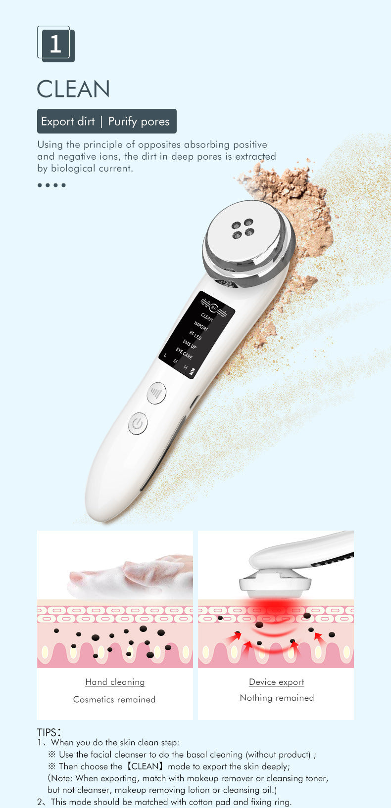 Facial Lifting And Tightening Micro-current Photon