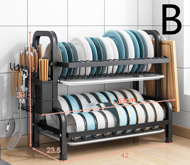 Small Household Dish Rack Cabinet Dish Storage Rack