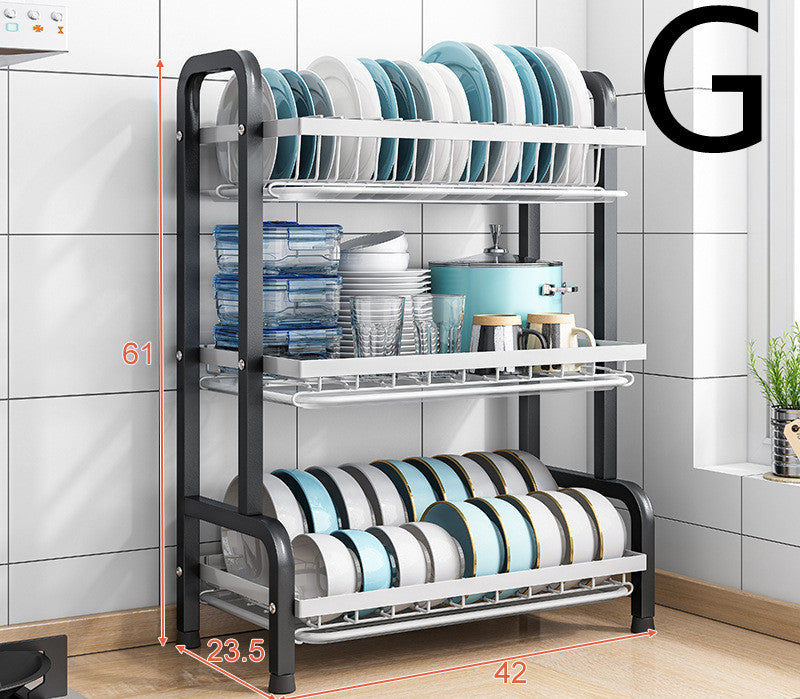 Small Household Dish Rack Cabinet Dish Storage Rack