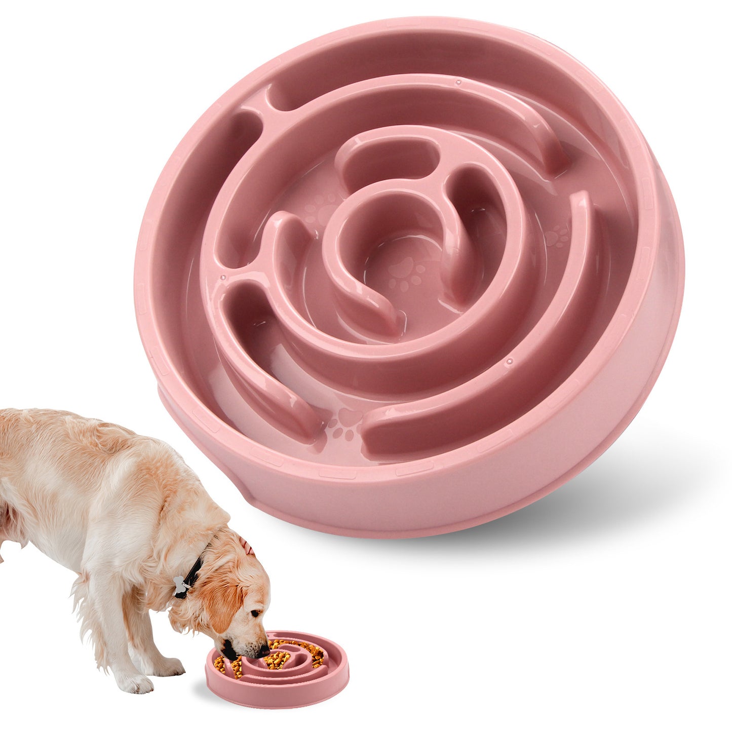 Slow Feeder Dog Bowls Silicone Dog Puzzle Feeder