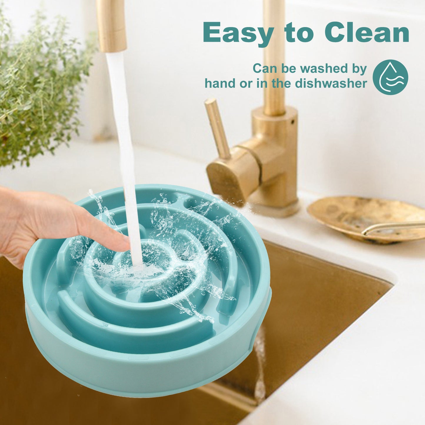 Slow Feeder Dog Bowls Silicone Dog Puzzle Feeder
