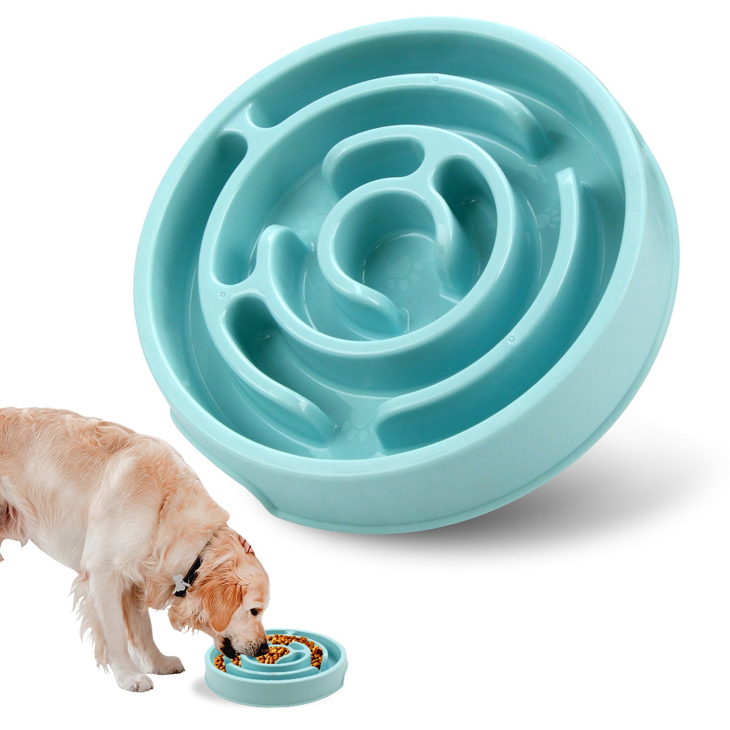 Slow Feeder Dog Bowls Silicone Dog Puzzle Feeder