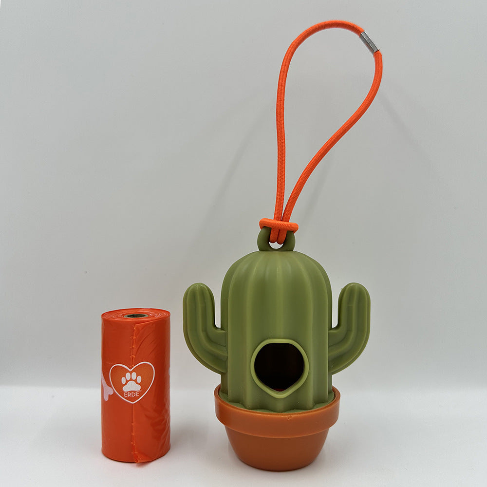 1Pcs Cactus Shaped Poop Bag Dispenser