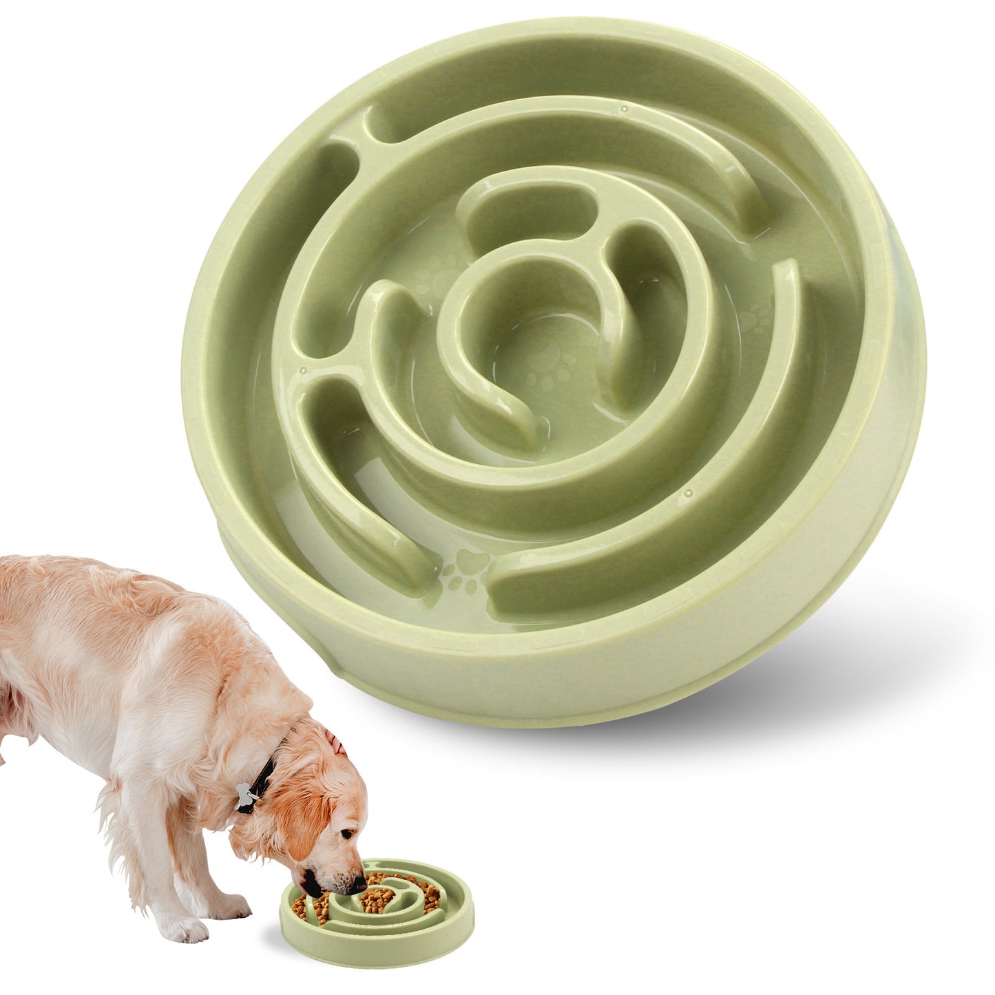 Slow Feeder Dog Bowls Silicone Dog Puzzle Feeder