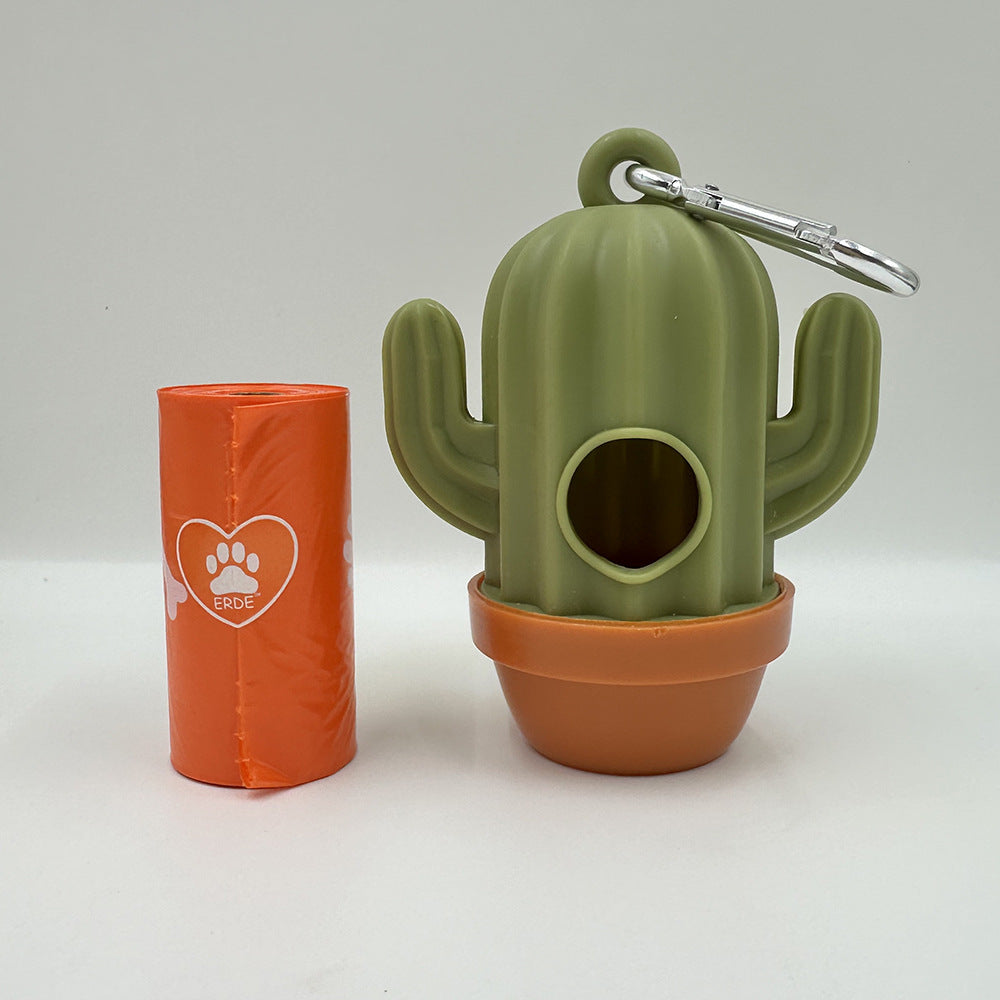 1Pcs Cactus Shaped Poop Bag Dispenser